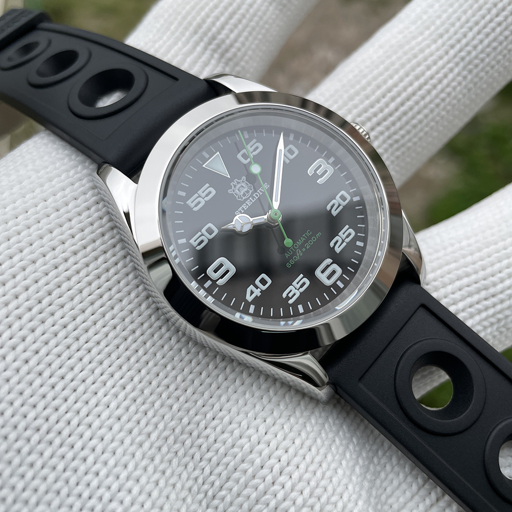 STEELDIVE Official SD1934K Limited Supply 39MM Case Sapphire Glass 200M Waterproof NH35 Automatic Dive Watch