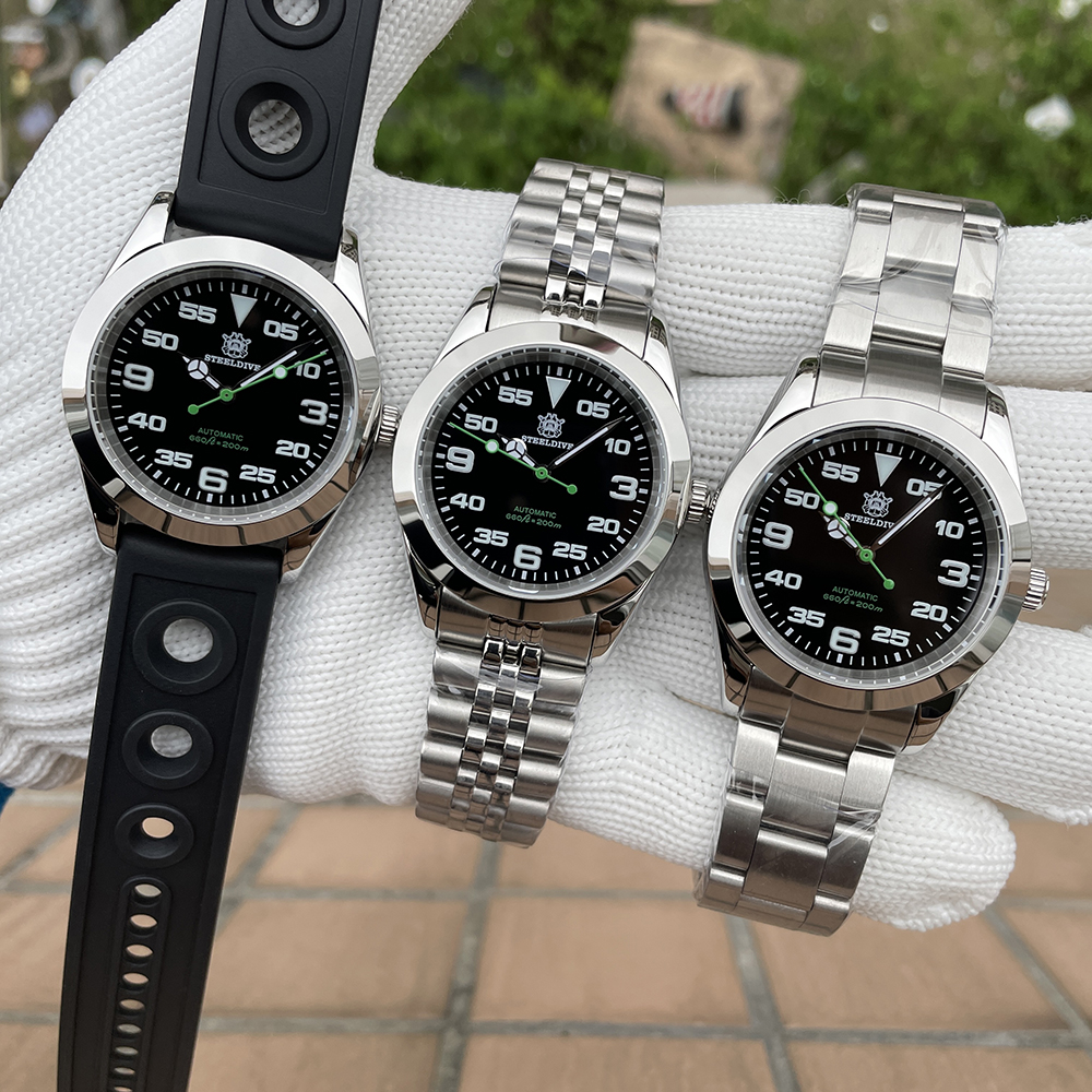 STEELDIVE Official SD1934K Limited Supply 39MM Case Sapphire Glass 200M Waterproof NH35 Automatic Dive Watch