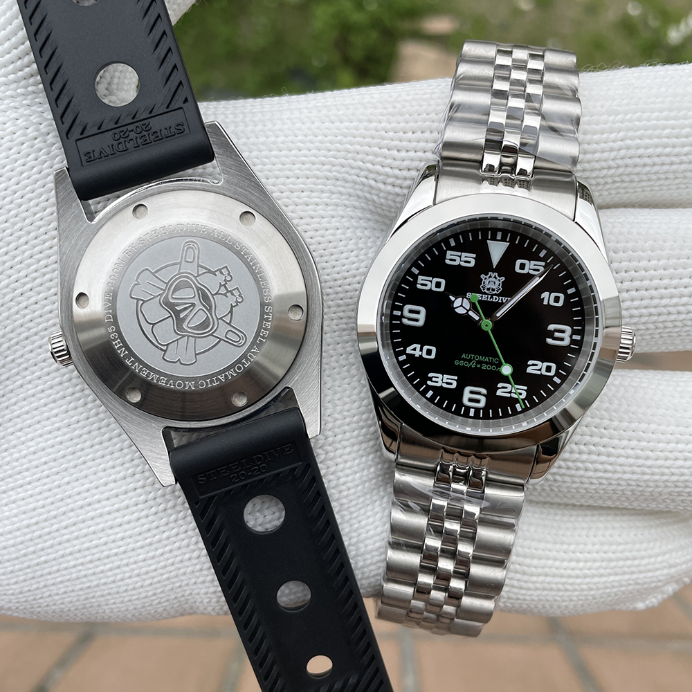 STEELDIVE Official SD1934K Limited Supply 39MM Case Sapphire Glass 200M Waterproof NH35 Automatic Dive Watch