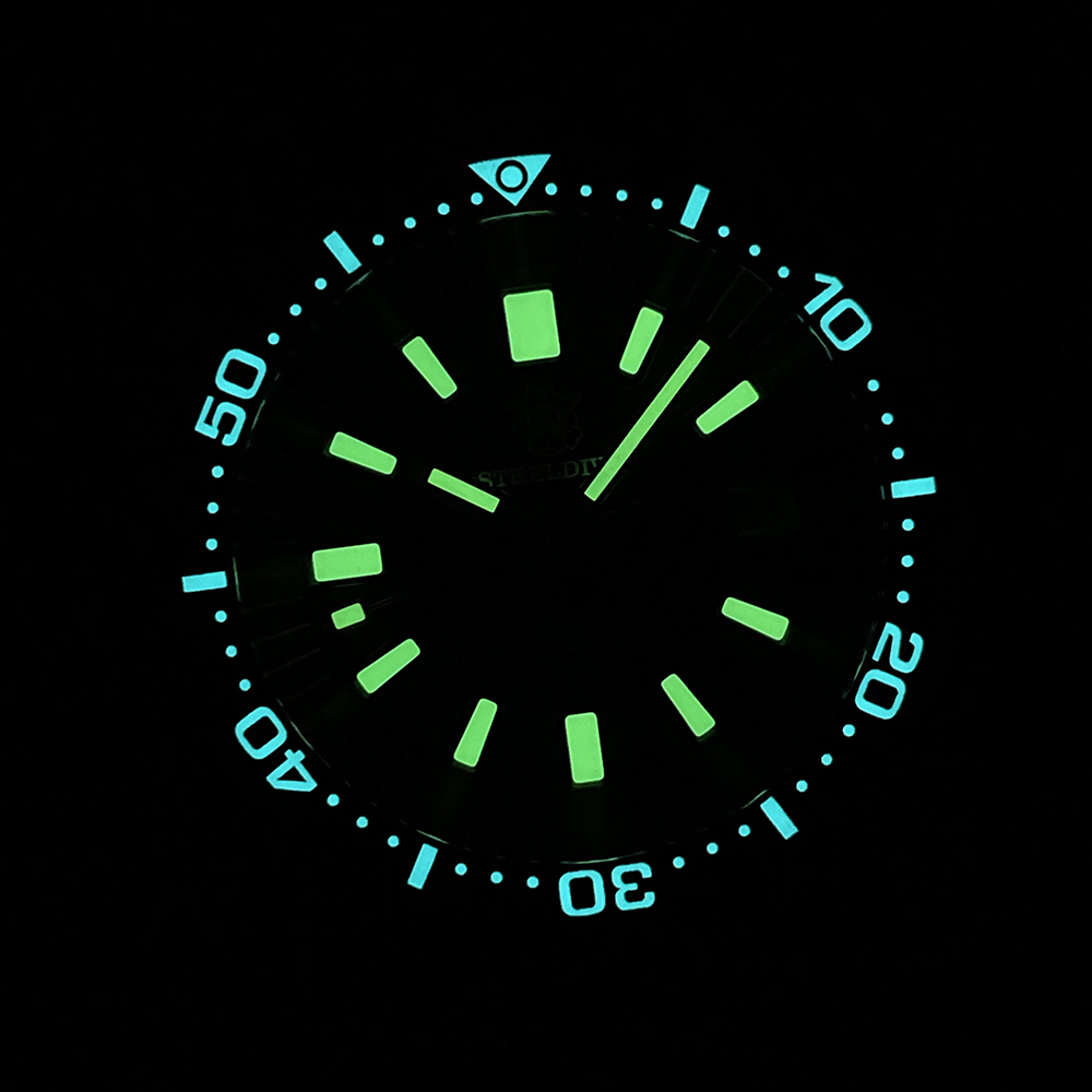 STEELDIVE Official SD1962S Swiss C3 Luminous 200M NH35 Automatic Movement Solid Bronze Case Mens Dive Watch