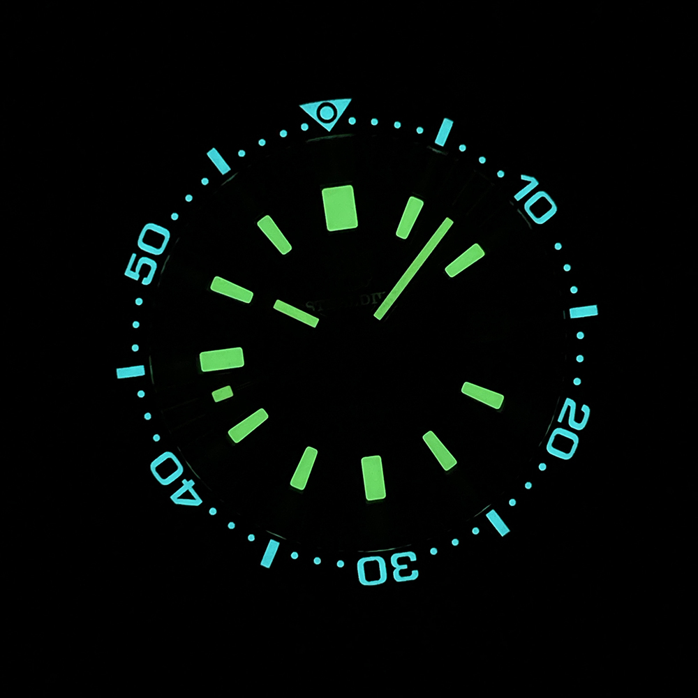 STEELDIVE Official SD1962S Black Dial Swiss Luminous Bronze Ceramic Bezel 41.9MM Solid Bronze NH35 Automatic Mens Sports Watch 200M