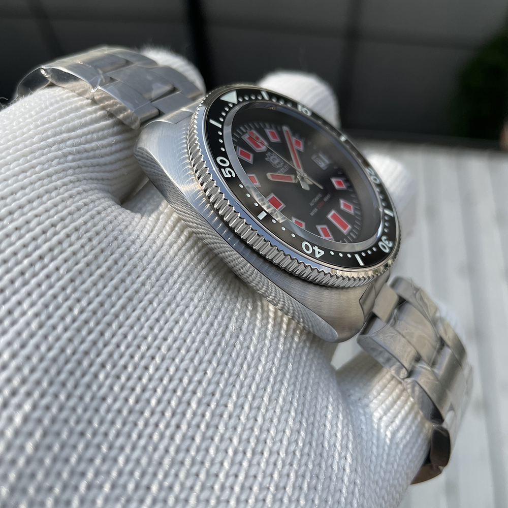 STELDIVE Official SD1970U Swiss Luminous 200M Waterproof NH35 Automatic Mens Dive Watch 