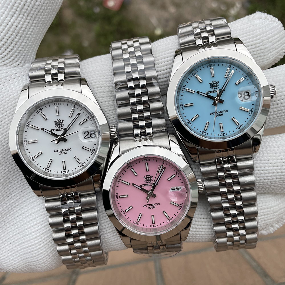 STEELDIVE Official SD1934 Simple Design 39mm 200M Waterproof NH35 Automatic Dive Watch