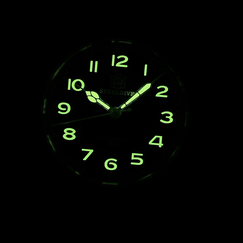 STEELDIVE Official SD1906 Simple Design 200M NH35 Automatic Dive Watch
