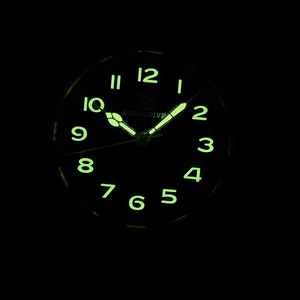 STEELDIVE Official SD1906 Simple Design 200M NH35 Automatic Dive Watch