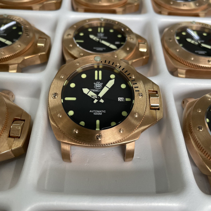 STEELDIVE Official SD1959S 46MM Solid Bronze Blue Luminous Sapphire Glass 1000M NH35 Automatic Dive Watch