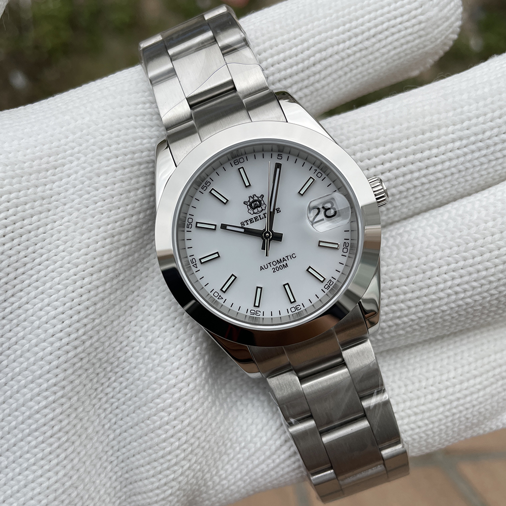 STEELDIVE Official SD1934 Luxurious Men's Automatic Watch NH35 200m Waterproof Analog Luminous Watches 