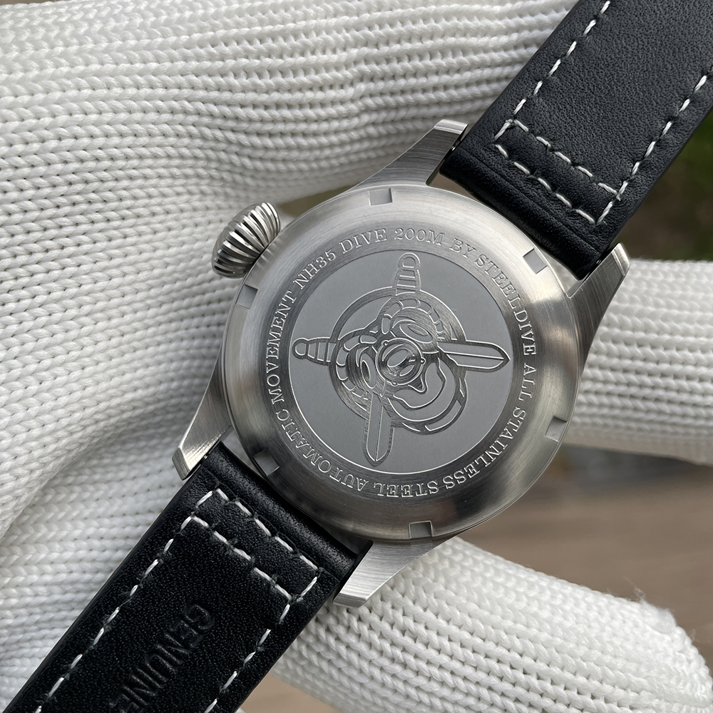 STEELDIVE Official SD1928A No Log Dial 39MM 200M Waterproof NH35 Automatic Dive Watch 