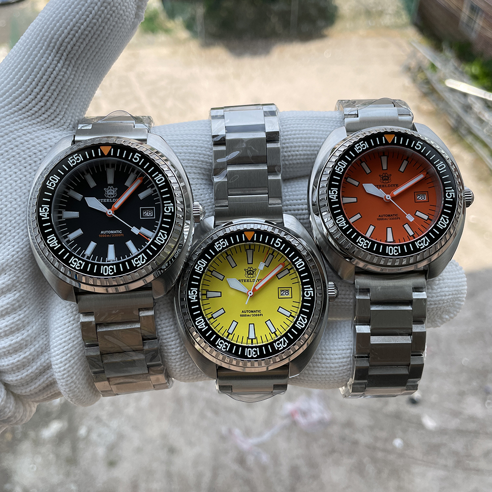 STEELDIVE Official SD1983 49mm Case Sapphire Glass 1000M Waterproof NH35 Automatic Mens Dive Watch