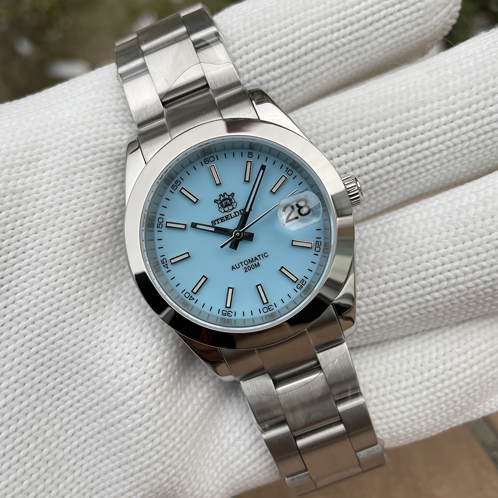 STEELDIVE Official SD1934 Luxurious Men's Automatic Watch NH35 200m Waterproof Analog Luminous Watches 