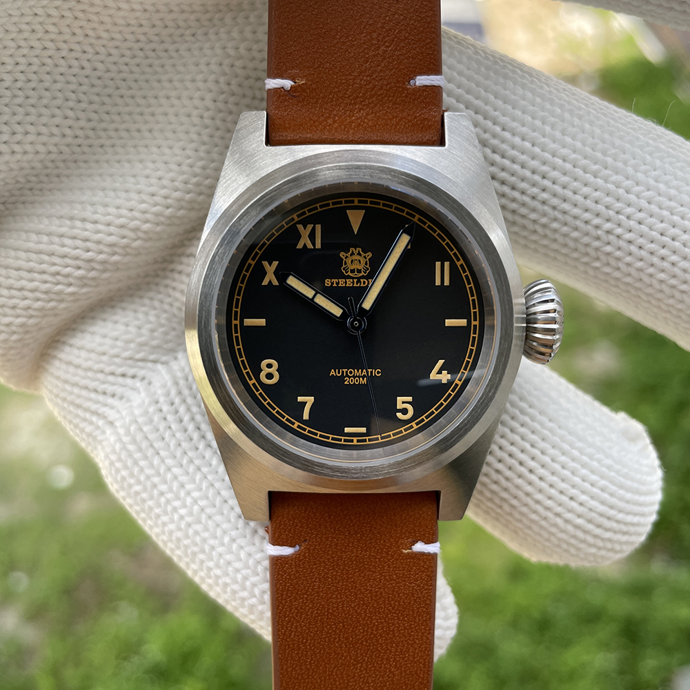 STEELDIVE Official SD1904 38MM NH35 Automatic 200M Dive Watch