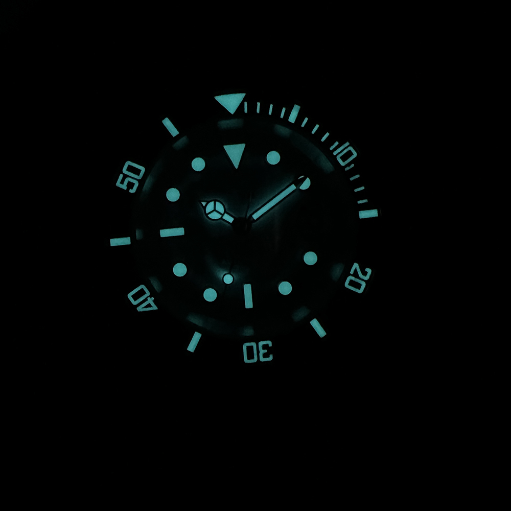 STEELDIVE Official SD1953 Black Dial Green Bezel 300M Water Ghost Dive Watch