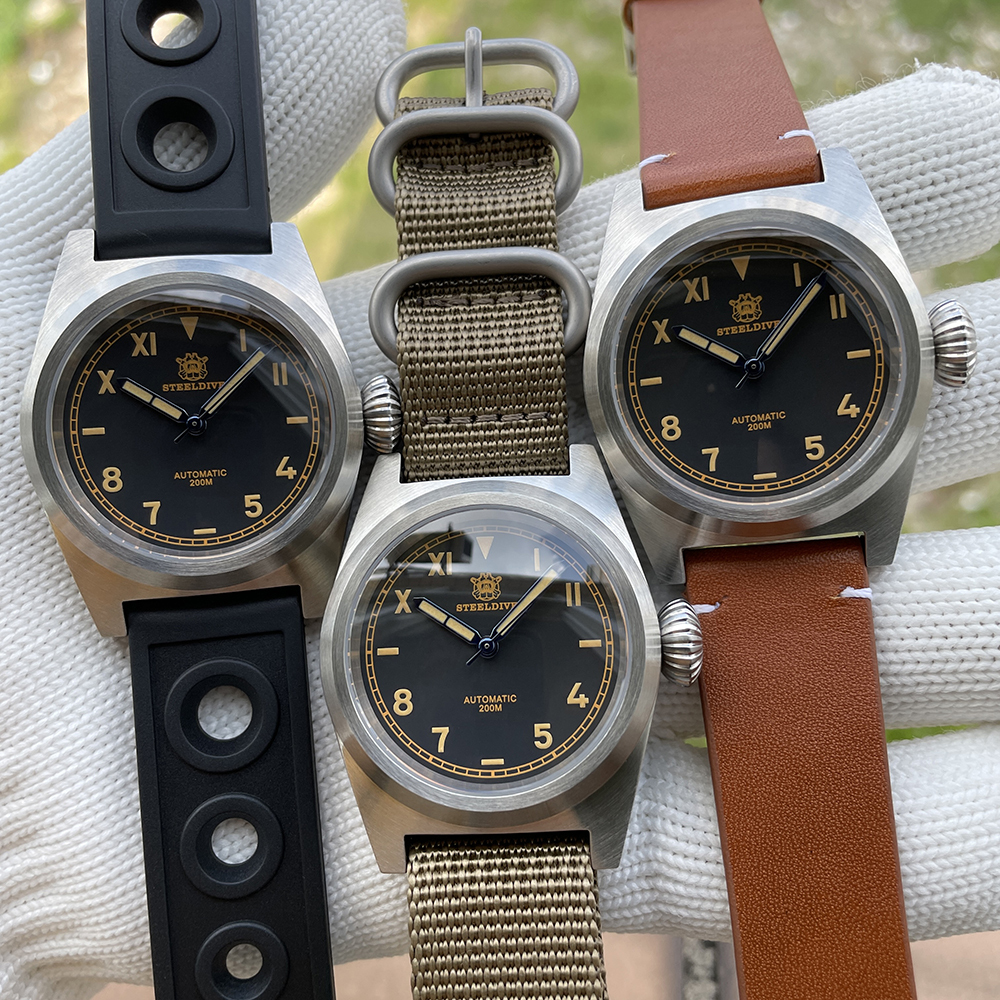 STEELDIVE Official SD1904 38MM NH35 Automatic 200M Dive Watch