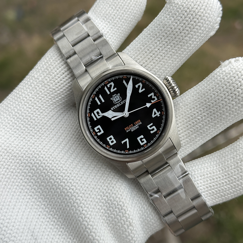 STEELDIVE Official SD1928V Swiss Luminous 39MM NH35 Automatic Movement Dive Watch for Men