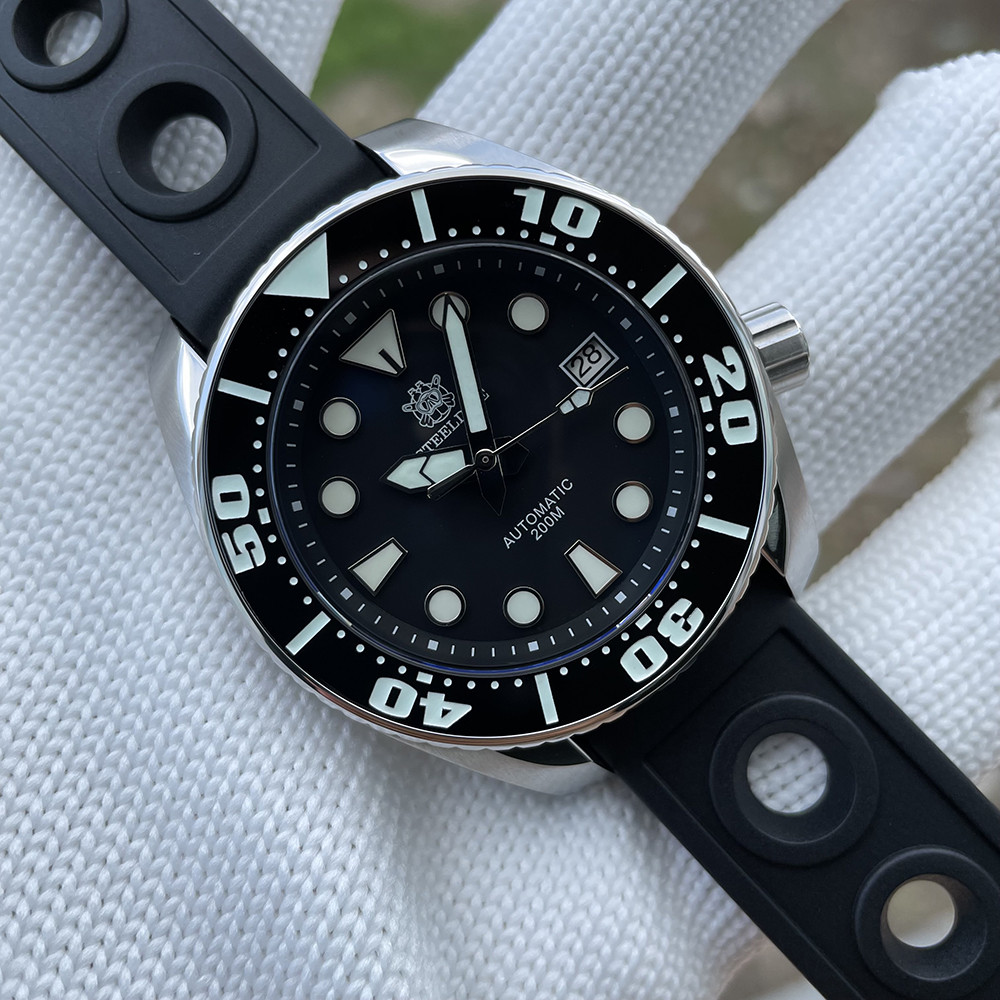 STEELDIVE Official SD1971 Ceramic Bezel Sapphire Glass 200M Waterproof NH35 Automatic Movement Mens Dive Watch