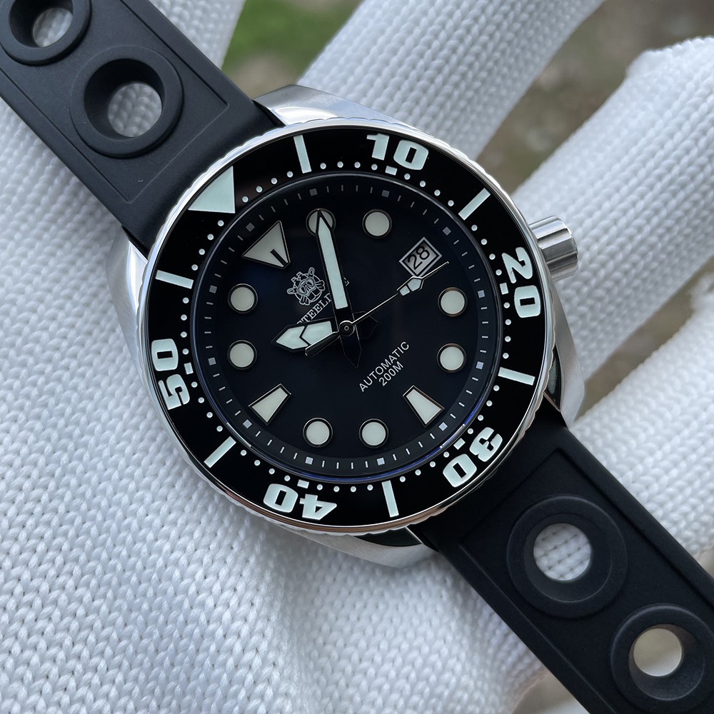 STEELDIVE Official SD1971 Ceramic Bezel Sapphire Glass 200M Waterproof NH35 Automatic Movement Mens Dive Watch