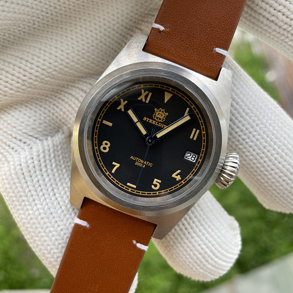 STEELDIVE Official SD1904 38MM NH35 Automatic 200M Dive Watch