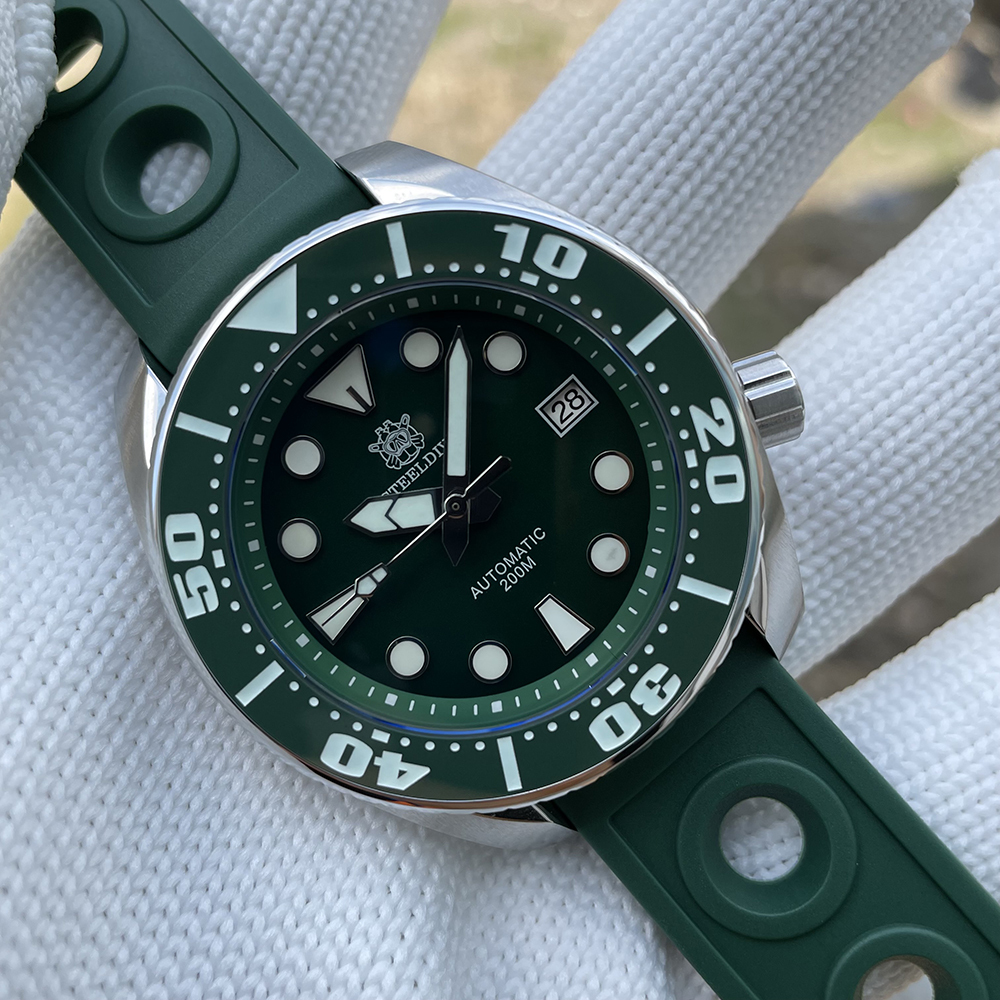 STEELDIVE Official SD1971 Ceramic Bezel Sapphire Glass 200M Waterproof NH35 Automatic Movement Mens Dive Watch