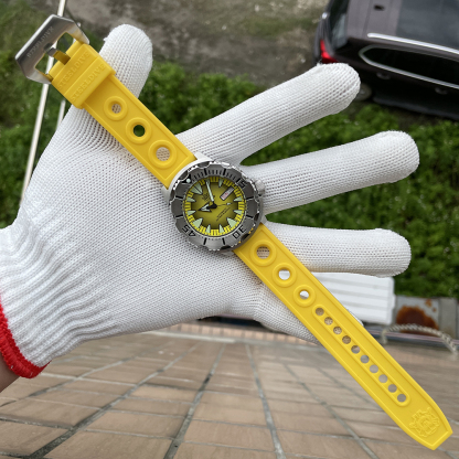 STEELDIVE Official SD1984 Rubber Strap Popular Design Sea Monster NH36 Automatic Dive Watch