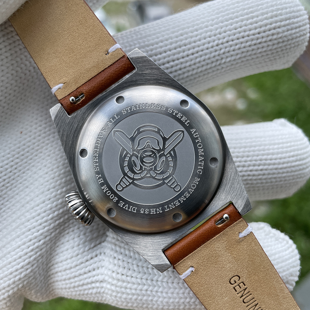 STEELDIVE Official SD1904 38MM NH35 Automatic 200M Dive Watch