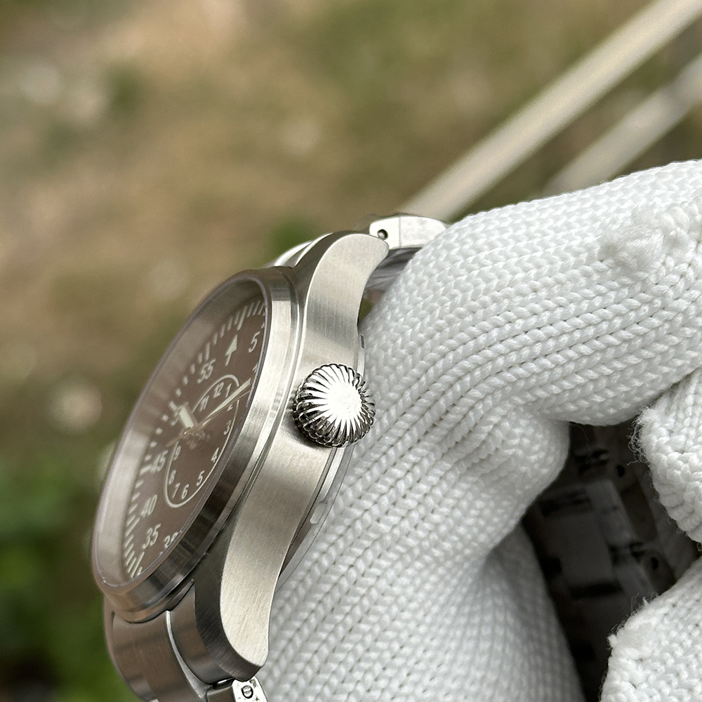 STEELDIVE Official SD1928T No Logo Dial Big Crown 200M NH35 Automatic Dive Watch