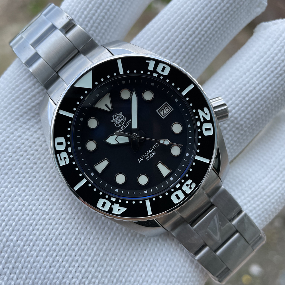 STEELDIVE Official SD1971 Ceramic Bezel Sapphire Glass 200M Waterproof NH35 Automatic Movement Mens Dive Watch