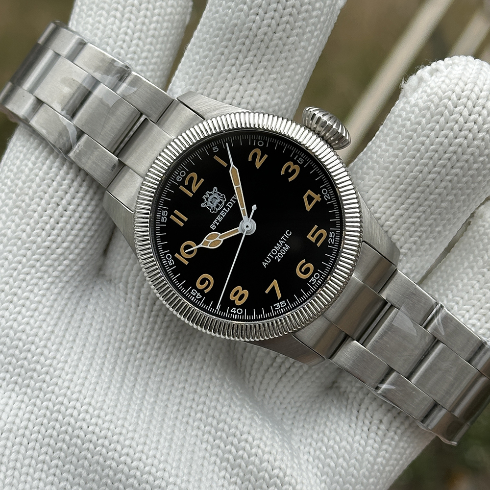 STEELDIVE Official SD1906 Simple Design 200M NH35 Automatic Dive Watch
