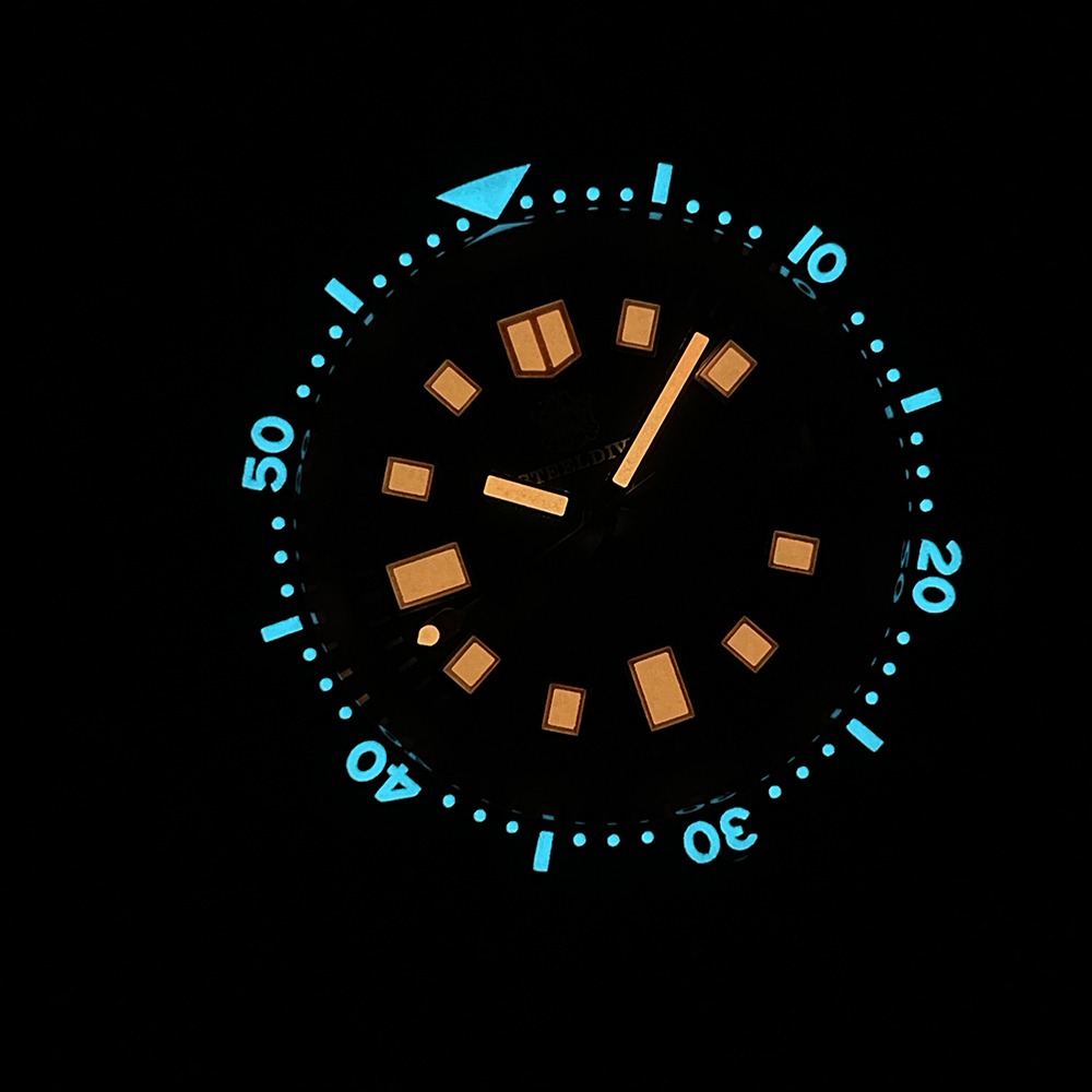 STELDIVE Official SD1970U Swiss Luminous 200M Waterproof NH35 Automatic Mens Dive Watch 