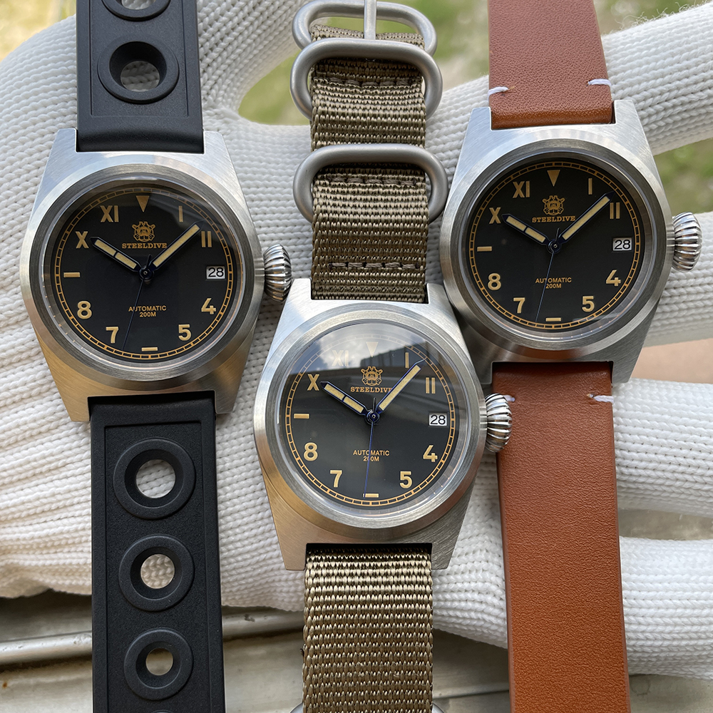 STEELDIVE Official SD1904 38MM NH35 Automatic 200M Dive Watch