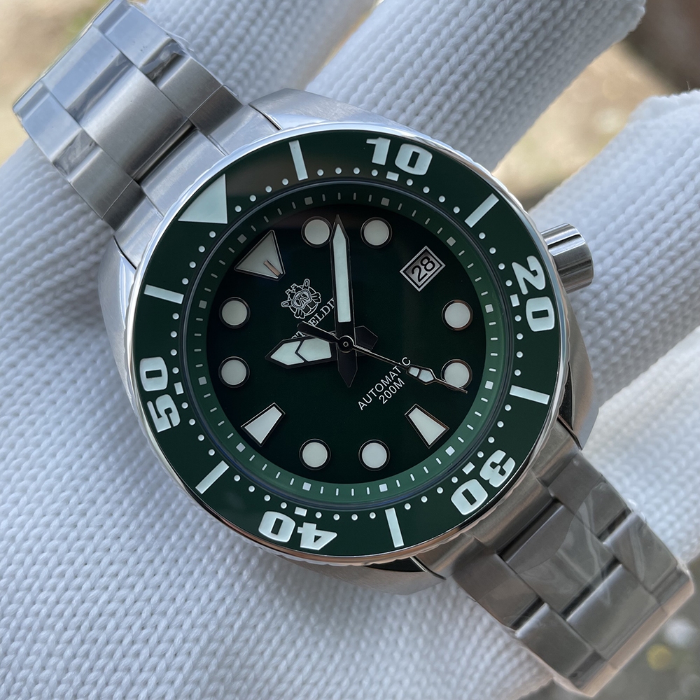 STEELDIVE Official SD1971 Ceramic Bezel Sapphire Glass 200M Waterproof NH35 Automatic Movement Mens Dive Watch