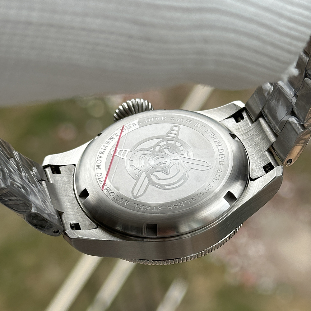 STEELDIVE Official SD1906 Simple Design 200M NH35 Automatic Dive Watch