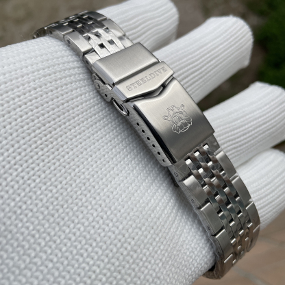 STEELDIVE Official 20MM Replacement Bracelet with Milled Clasp fro SD1967 and SD1967RMG Only