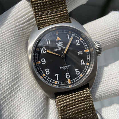 STEELDIVE Official SD1907P 40MM Steel Case 200M Waterproof NH35 Automatic Dive Watch Sapphire Mechnical Dive Watch