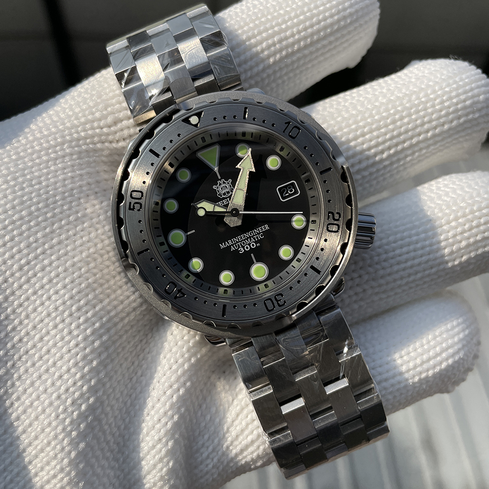STEELDIVE Official SD1986 47.5mm Steel Bezel NH35 Tuna Dive Watch