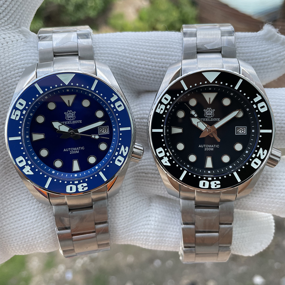 STEELDIVE Official SD1971 Ceramic Bezel Sapphire Glass 200M Waterproof NH35 Automatic Movement Mens Dive Watch