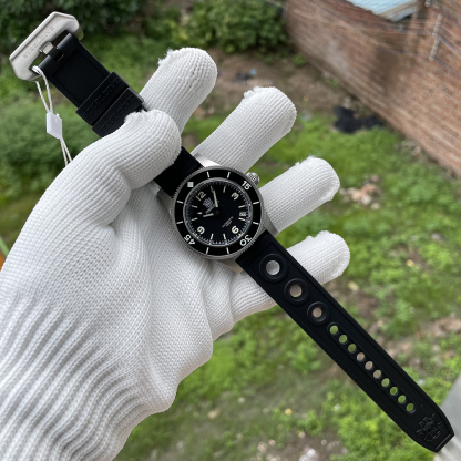 STEELDIVE Official SD1952 Date Function Black Dial 300M Waterproof NH35 Automatic Fifty Fathoms Dive Watch