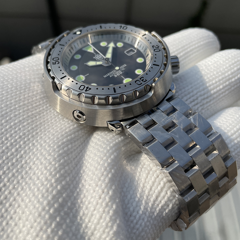 STEELDIVE Official SD1986 47.5mm Steel Bezel NH35 Tuna Dive Watch