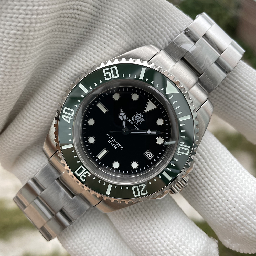 STEELDIVE Official SD1964 Ceramic Bezel Sapphire Glass 1000M NH35 Automatic Mens Dive Watch