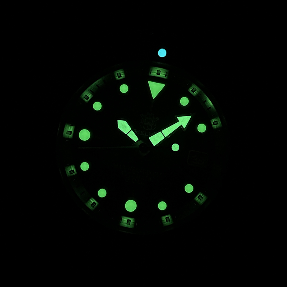 STEELDIVE Official SD1986 Steel Bezel 47.5MM Case Super Luminous Sapphire Glass 300M Waterproof NH35 Automatic Mens Dvie Watch