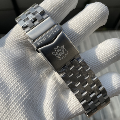 STEELDIVE Official SD1986 Steel Bezel 47.5MM Case Super Luminous Sapphire Glass 300M Waterproof NH35 Automatic Mens Dvie Watch