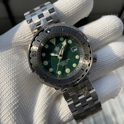 STEELDIVE Official SD1986 47.5mm Steel Bezel NH35 Tuna Dive Watch