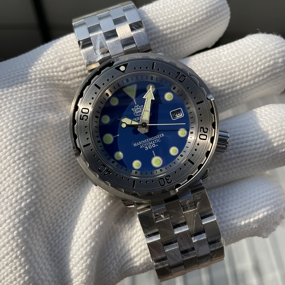 STEELDIVE Official SD1986 47.5mm Steel Bezel NH35 Tuna Dive Watch