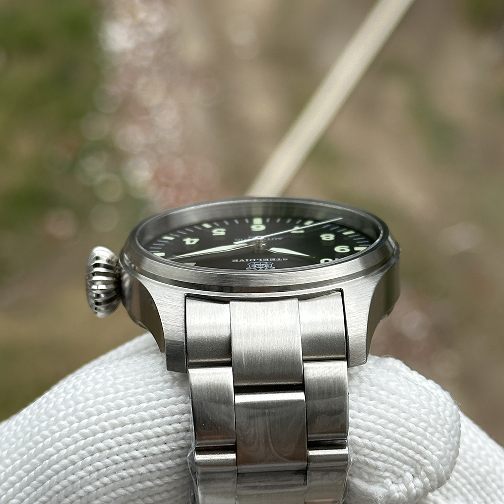 STEELDIVE Official SD1928 39MM NH35 Automatic 200M Dive Pilot Watch Sapphire Glass