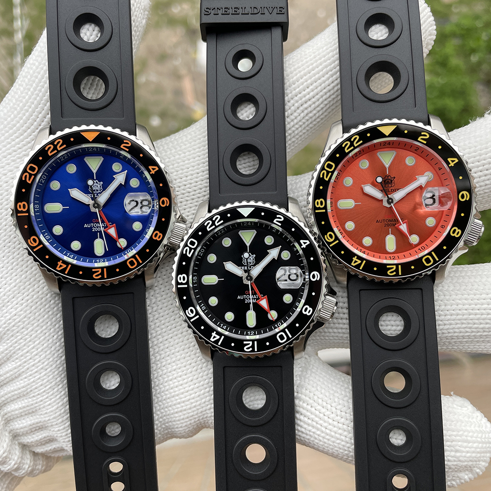 STEELDIVE Official SD1994 Supser Luminous Ceramic Bezel 42MM NH34 Automatic Movement 200M Dive Watch