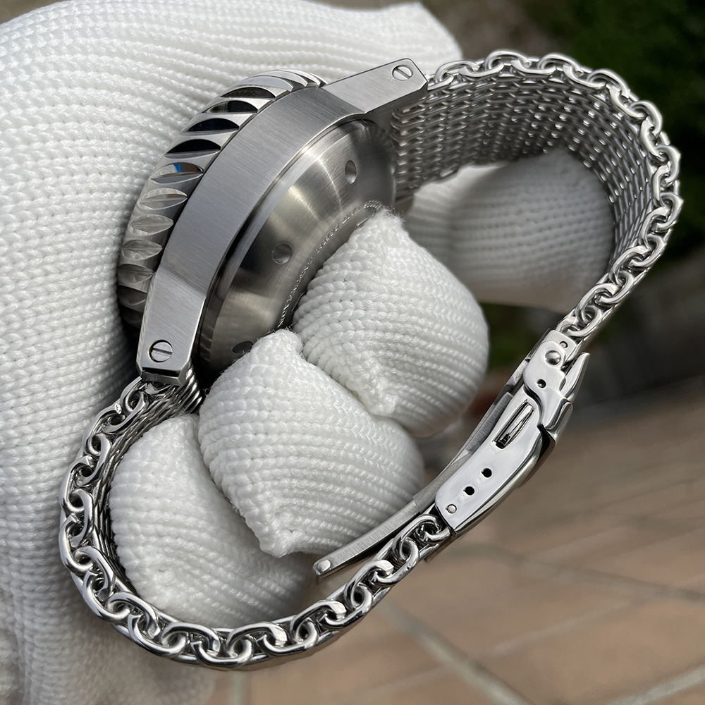 STEELDIVE Official SK001 24MM Stainless Steel Mesh Band Replacement Watch Bracelet