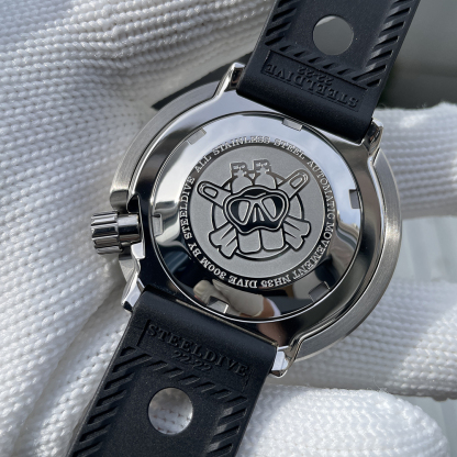 STEELDIVE Official SD1986 47.5mm Steel Bezel NH35 Tuna Dive Watch