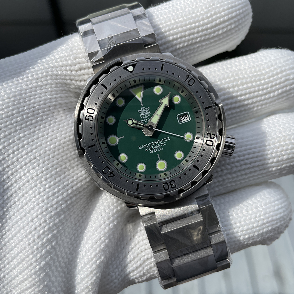 STEELDIVE Official SD1986 47.5mm Steel Bezel NH35 Tuna Dive Watch