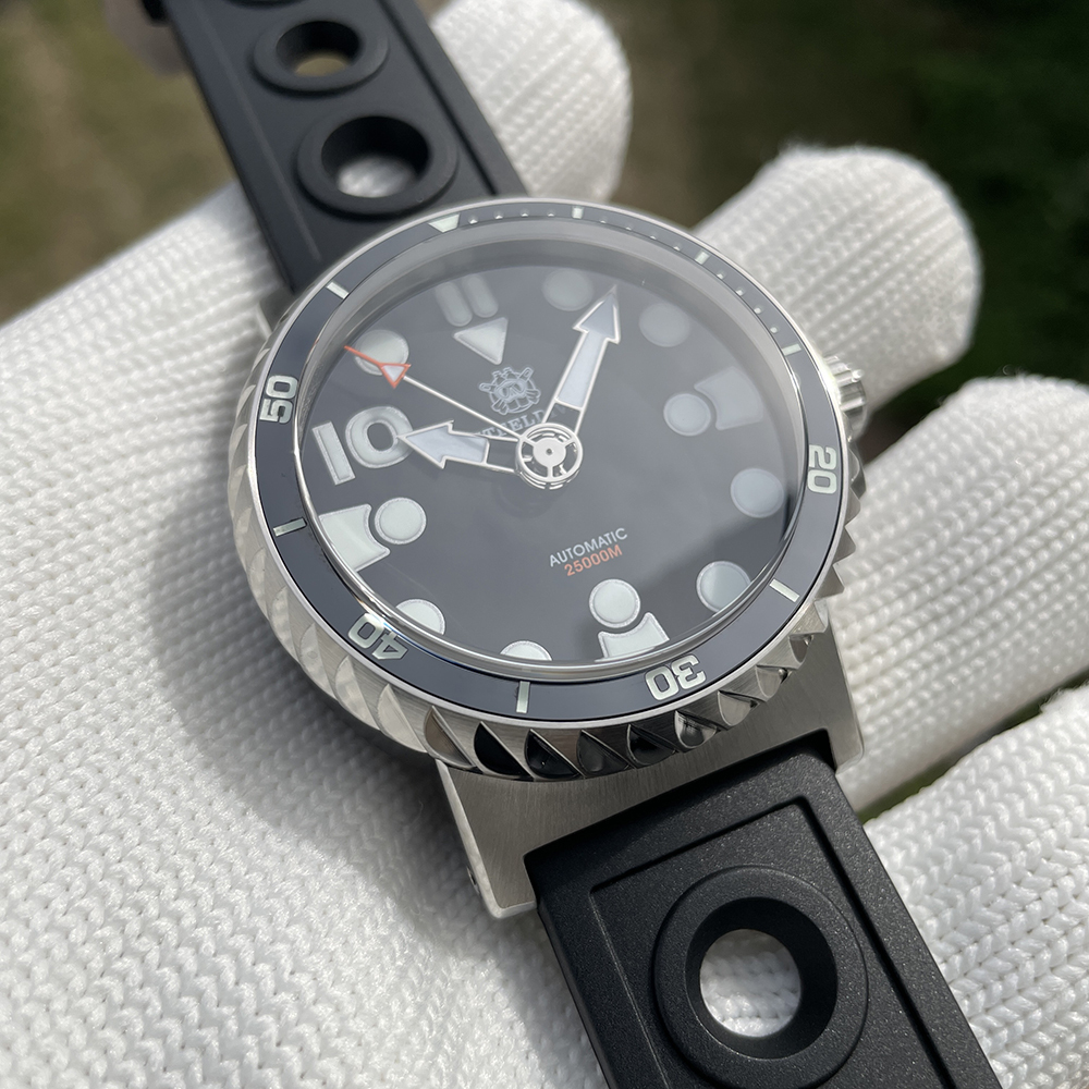 STEELDIVE Official SD1982 46.5MM Big Size Sapphire Glass NH35 Automatic Dive Watch