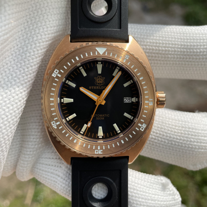 STEELDIVE Official SD1941S Black Dial 500M Waterproof Sapphire Glass NH35 Automatic Movement Mens Dive Watch