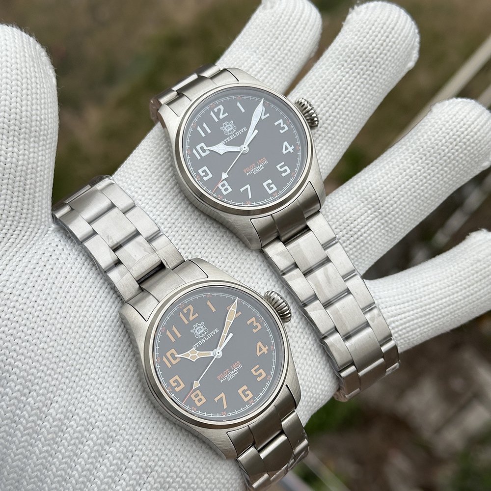 STEELDIVE Official SD1928V Swiss Luminous 39MM NH35 Automatic Movement Dive Watch for Men